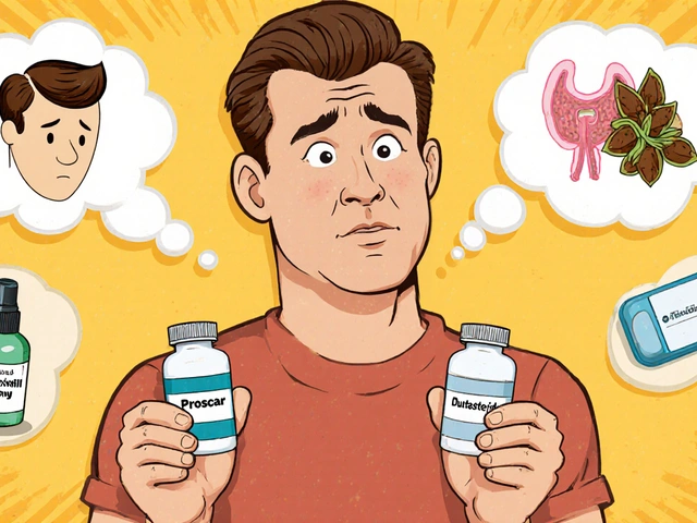 Proscar (Finastéride) vs alternatives : quel traitement pour la chute de cheveux ou l’hyperplasie bénigne de la prostate ?