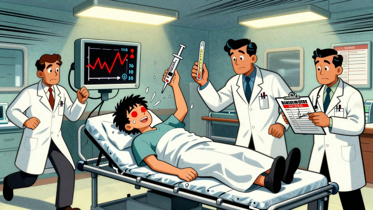 Crise thyroïdienne : hyperthyroïdie mortelle et prise en charge en réanimation