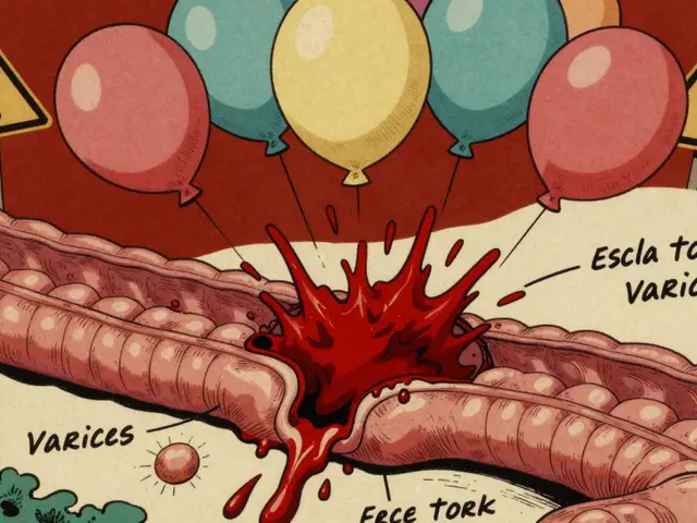 Saignement variqueux : ligature, bêta-bloquants et prévention