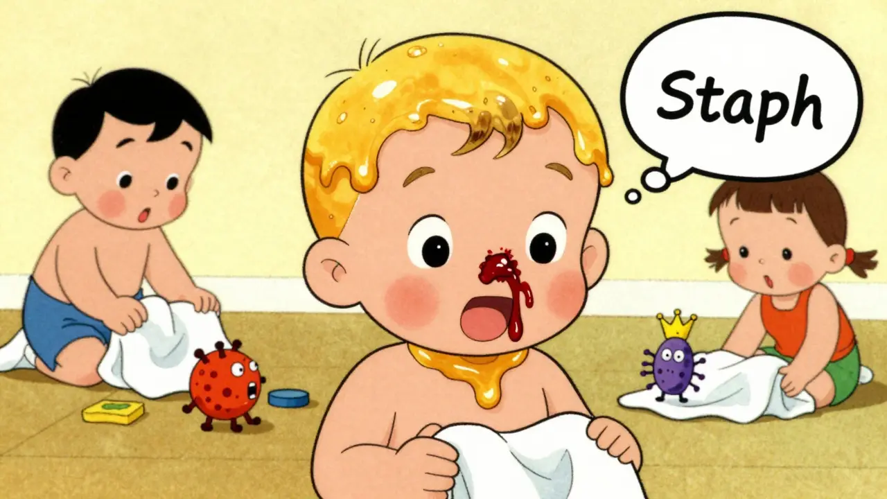 Infections cutanées bactériennes : impétigo, cellulite et antibiotiques