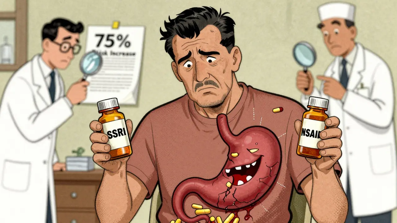 SSRIs et NSAIDs : risque accru de saignements gastro-intestinaux et prévention