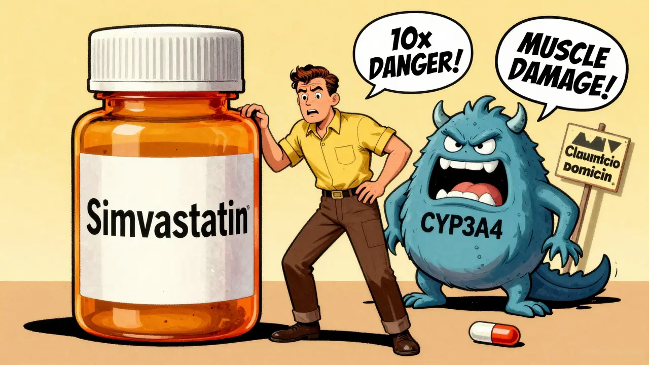 Interactions médicamenteuses des statines : effets de classe et différences spécifiques