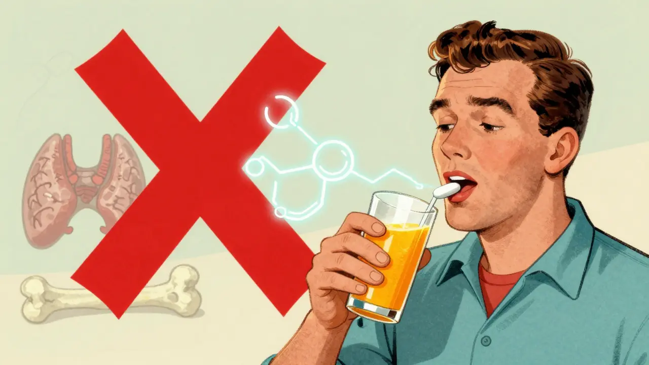 Jus enrichis en calcium et médicaments : les problèmes d'absorption et d'interaction