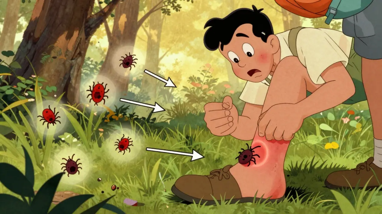 Maladie de Lyme : infection transmise par les tiques et délai de traitement