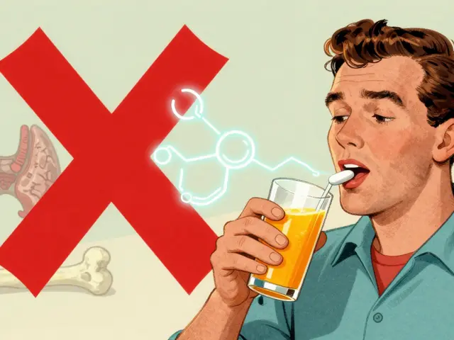 Jus enrichis en calcium et médicaments : les problèmes d'absorption et d'interaction