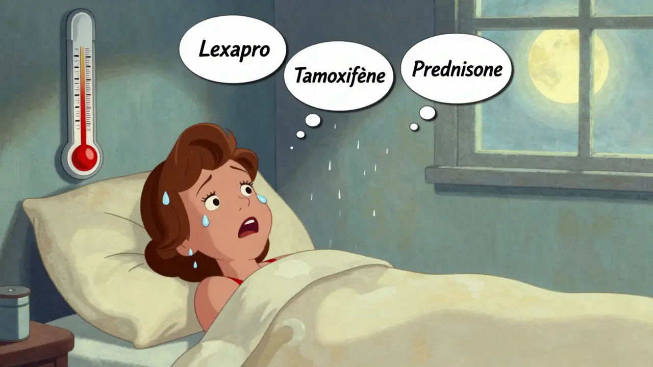 Transpirations et bouffées de chaleur causées par les médicaments : des stratégies pour soulager