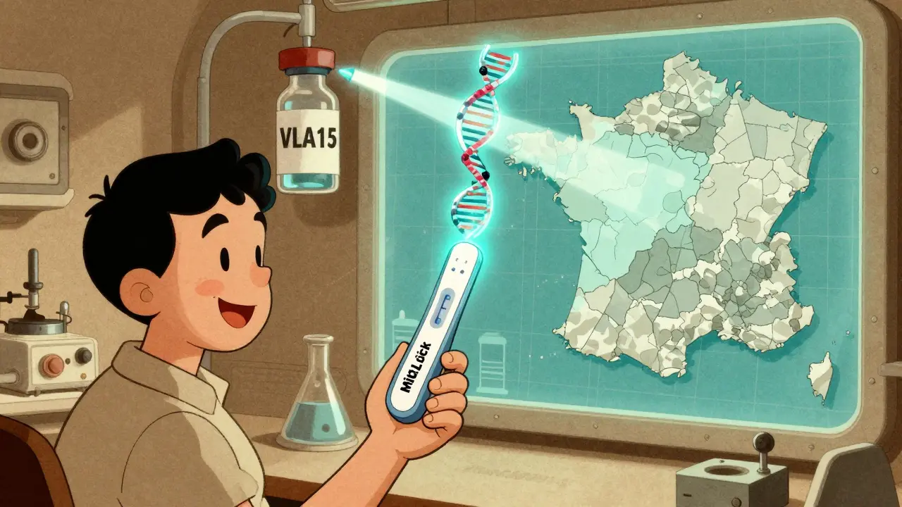 Un test urinaire révolutionnaire détecte la bactérie de Lyme, avec un vaccin expérimental et une carte de France en expansion.