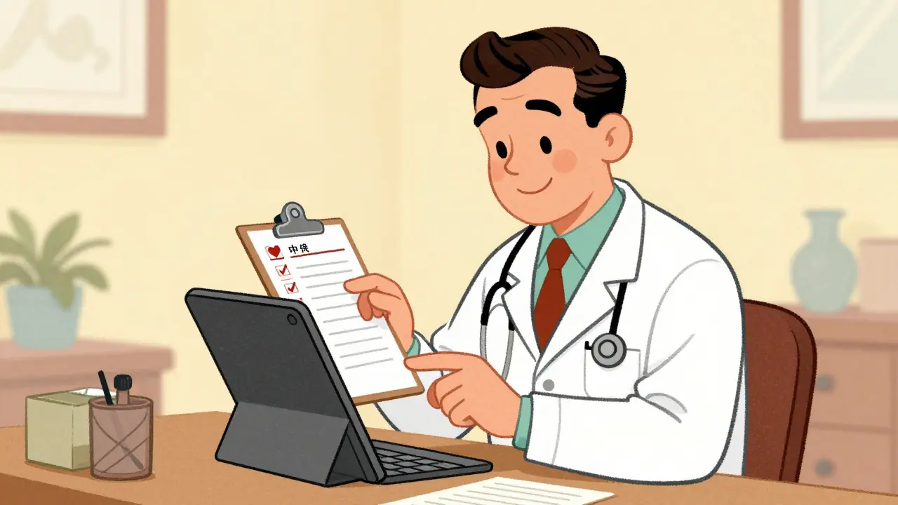 Consultation télémedicale sécurisée avec un médecin pour une ordonnance