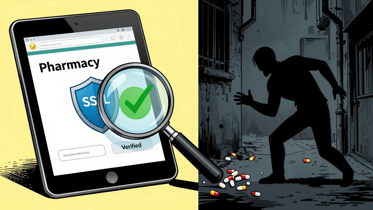 Comparaison entre achat en ligne sécurisé et arnaques de médicaments