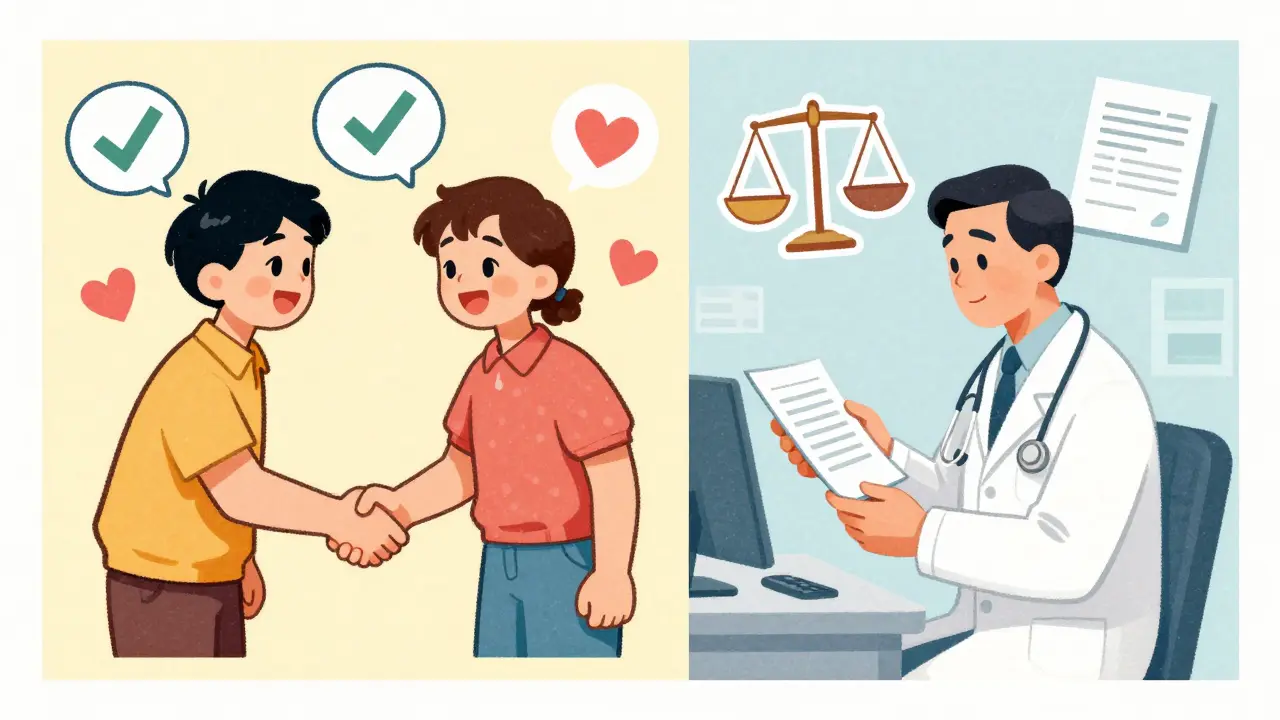 Consentement affirmatif et substitution médicale : démêler les confusions juridiques